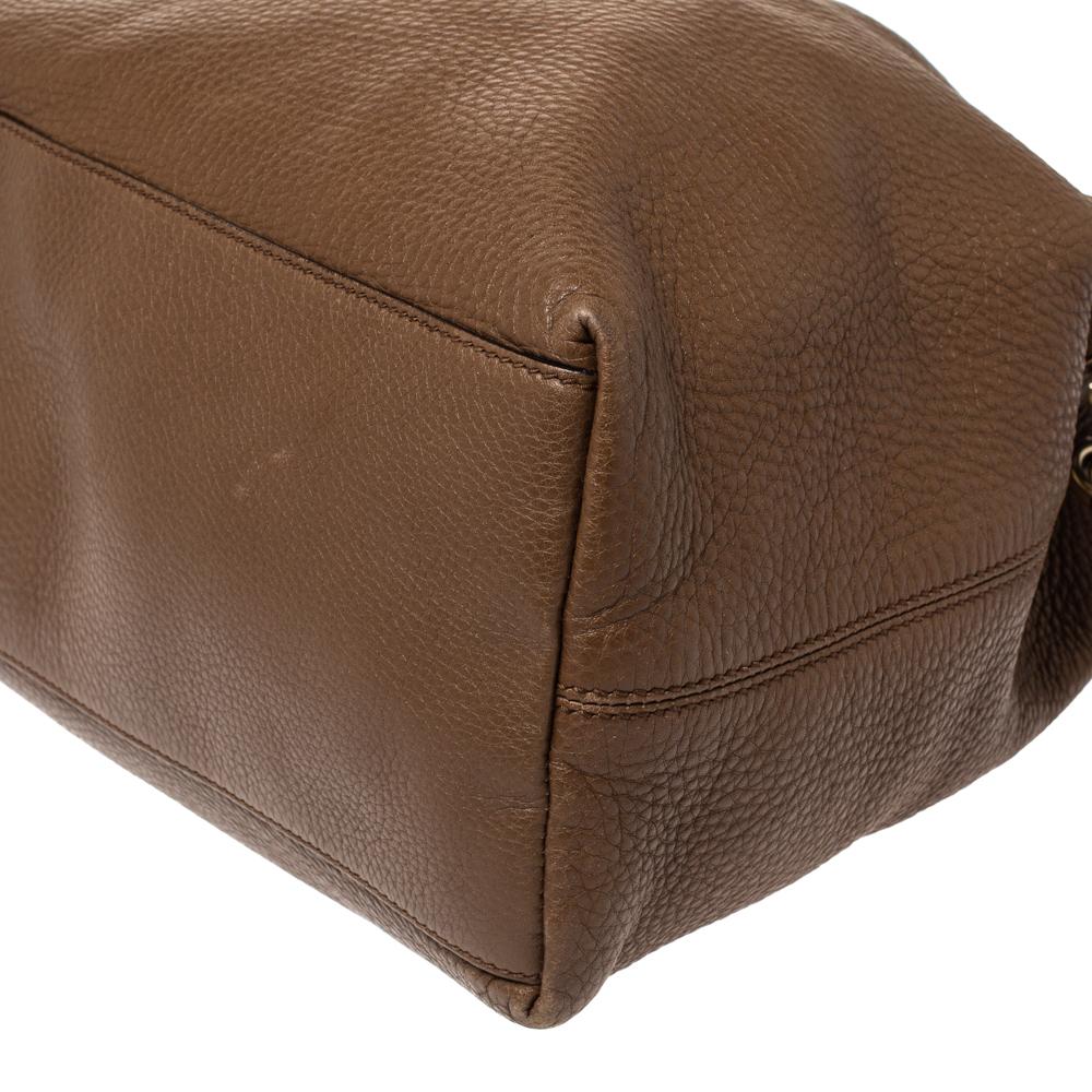 Gucci Brown Leather Medium Soho Shoulder Bag 2