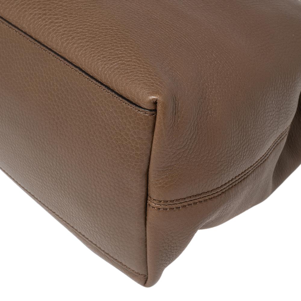 Women's Gucci Brown Leather Medium Soho Shoulder Bag