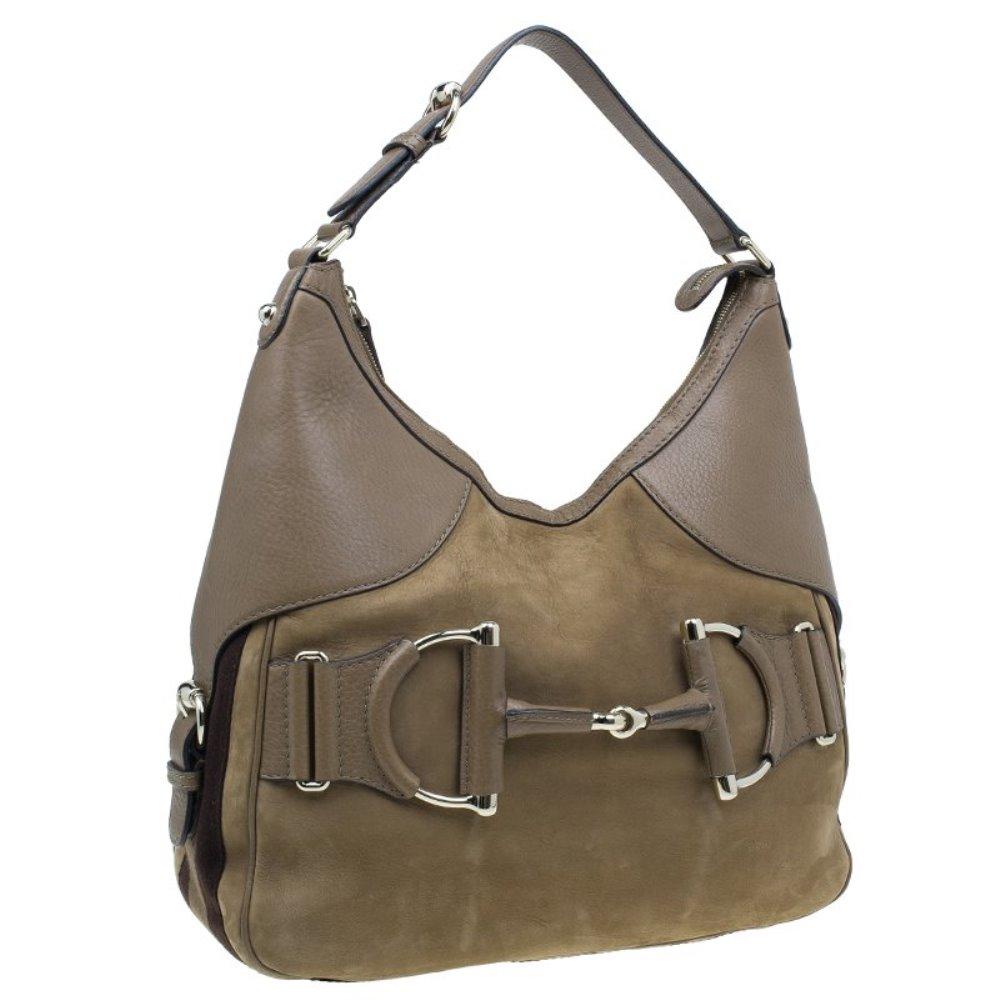 Gucci Brown Leather Medium Web Horsebit Heritage Hobo at 1stDibs ...