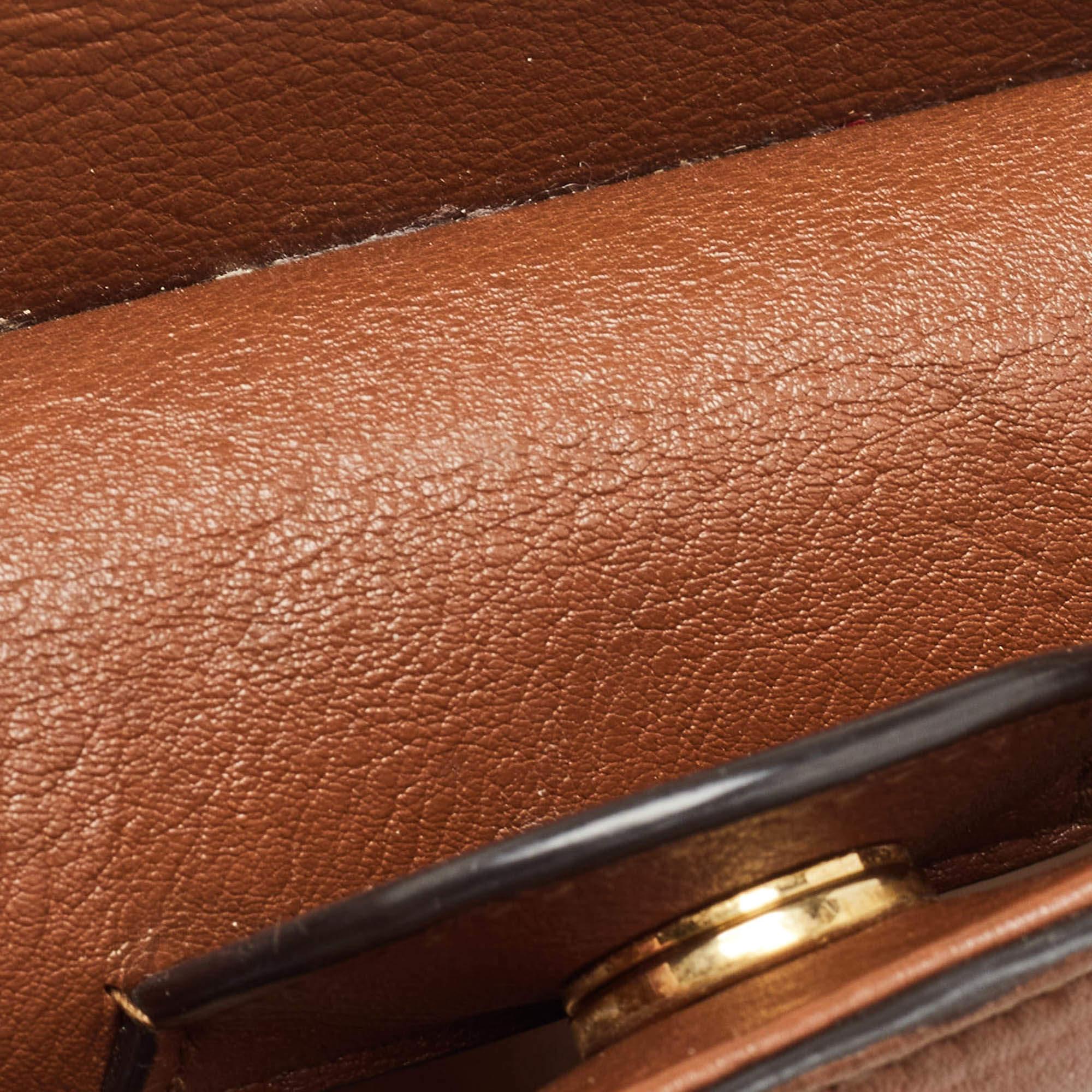 Gucci Brown Leather Mini Diana Tote 4