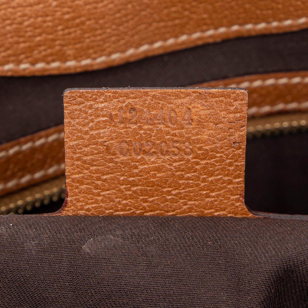 GUCCI brown leather NAILHEAD JACKIE HOBO Shoulder Bag For Sale 2