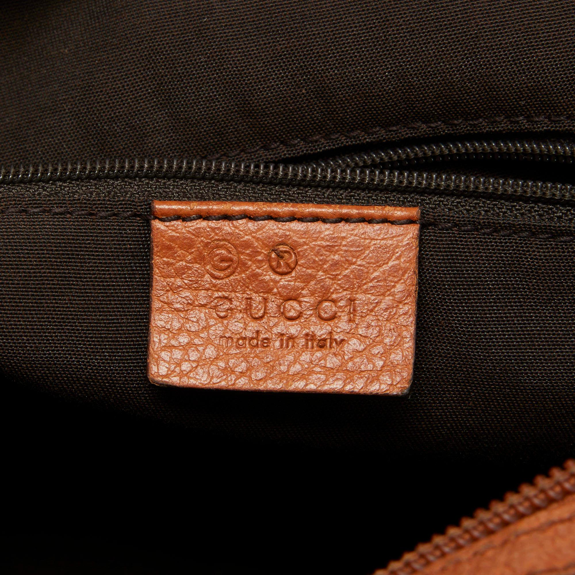 Gucci Brown Leather Princy Boston Bag 9