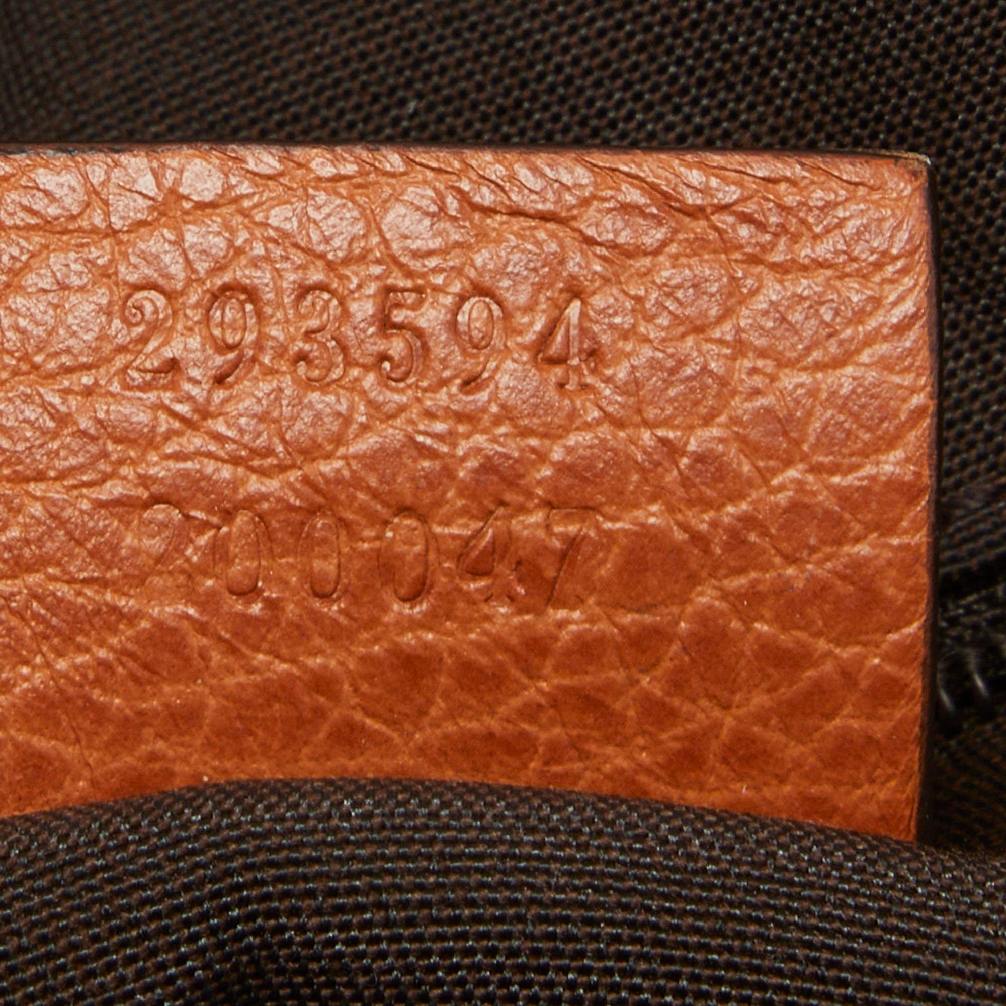 Gucci Brown Leather Princy Boston Bag 10
