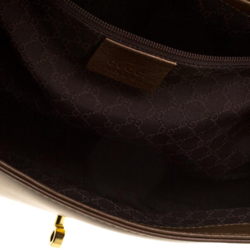 Women's Gucci Brown Leather Shoulder Bag