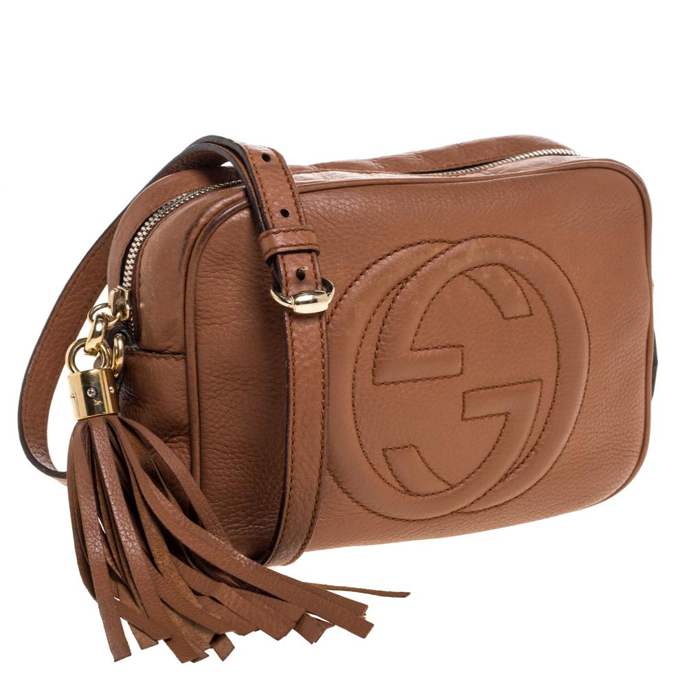 brown gucci purse