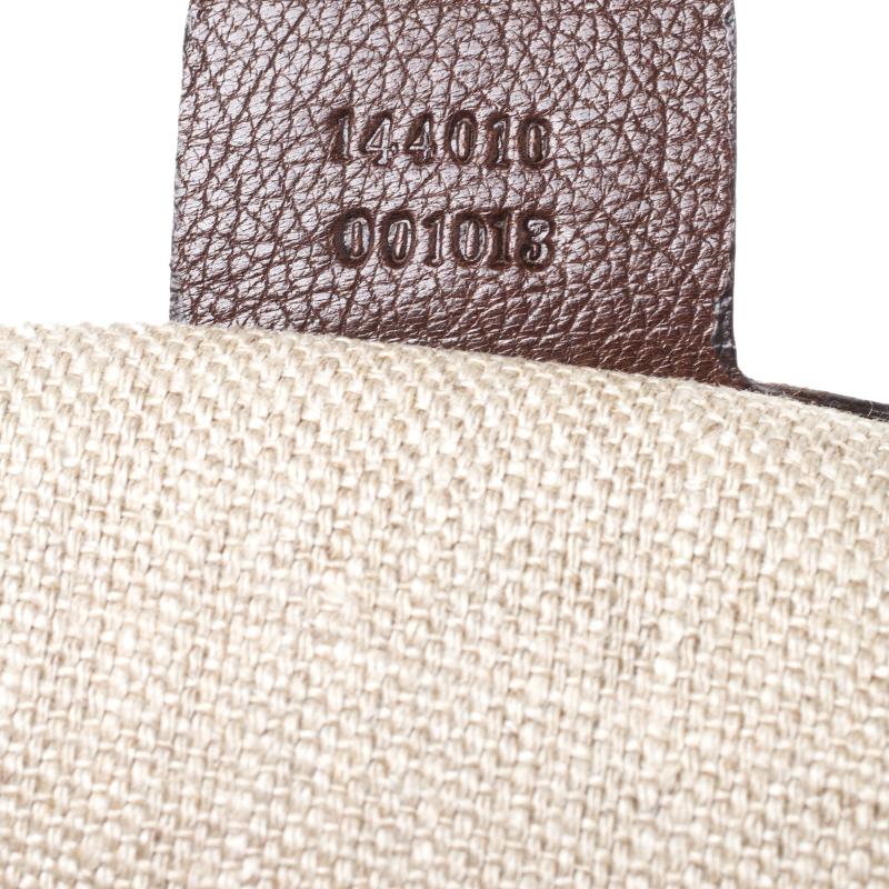 Gucci Brown Leather Studded Pelham Runway Shoulder Bag 5