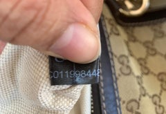 Gucci Brown Medium   GG  Guccissima Monogram Tote Handbag Purse