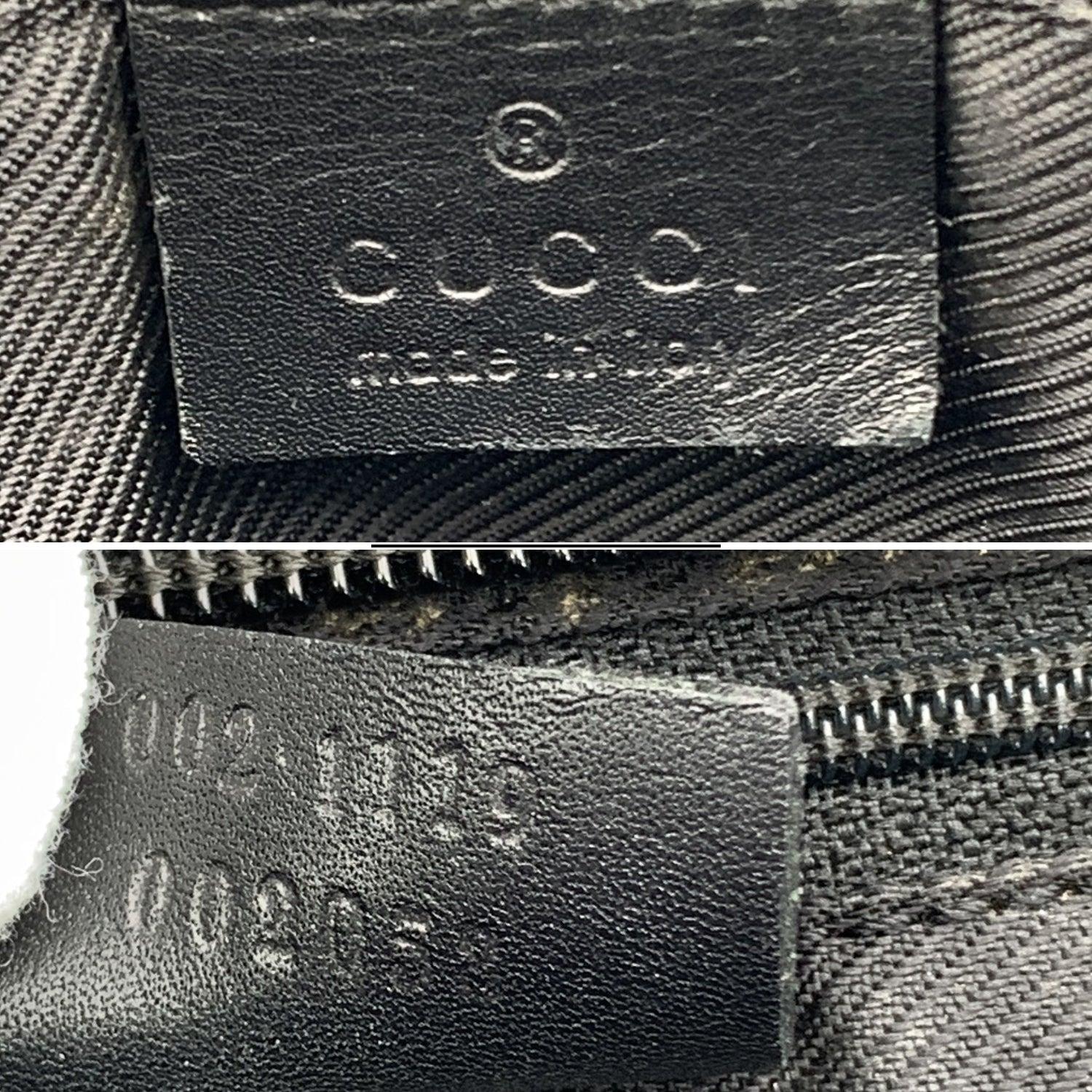 Women's Gucci Brown Monogram Canvas and Leather Tote Shoulder Bag For Sale