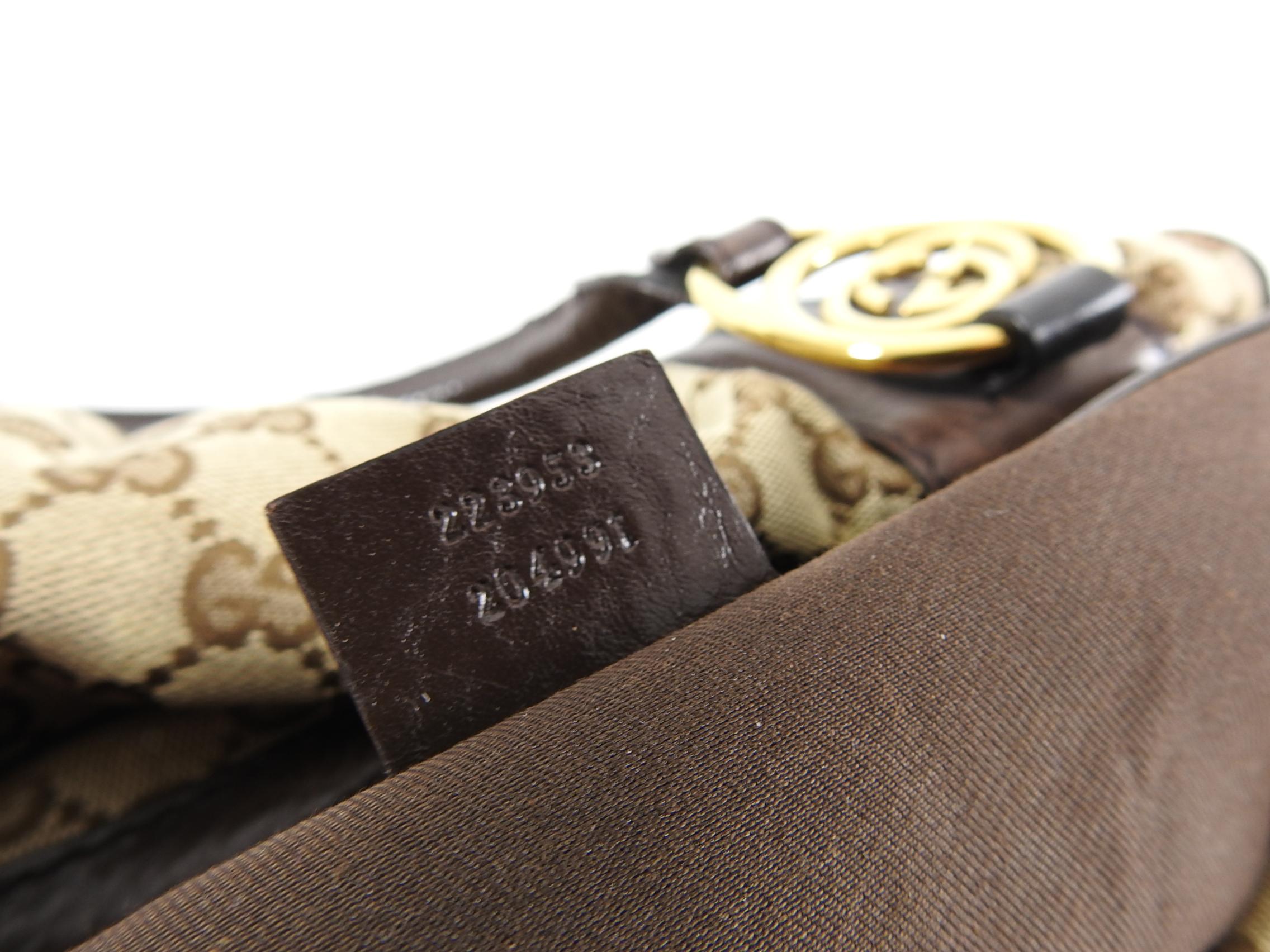 Gucci Brown Monogram Canvas Boston Doctor Bag with Logo 4