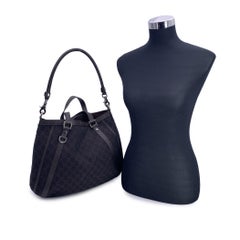 Gucci Brown Monogram Canvas Medium Abbey Convertible Tote