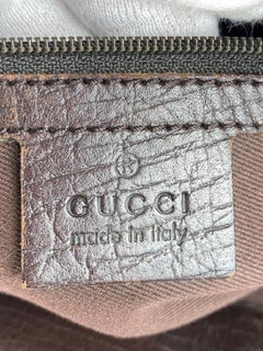 Gucci Brown Monogram GG Belt Motif Tote Bag 861941