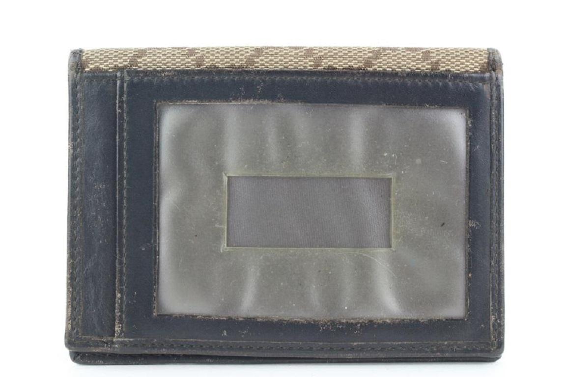 Gucci Brown Monogram GG Card Holder Wallet case 2gg525 5