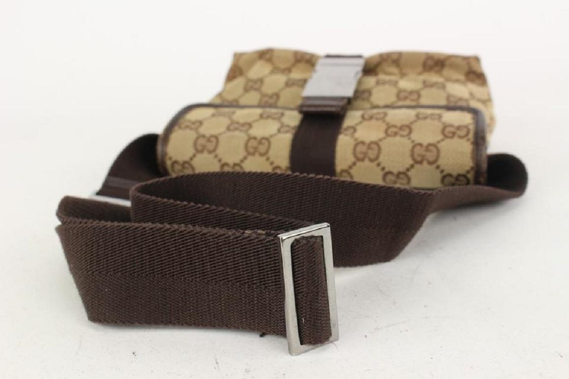 Gucci Brown Monogram GG Waist Pouch Belt Bag Fanny Pack 150ggs729 1