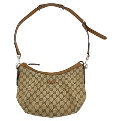 Borsa a tracolla Monogram marrone di Gucci