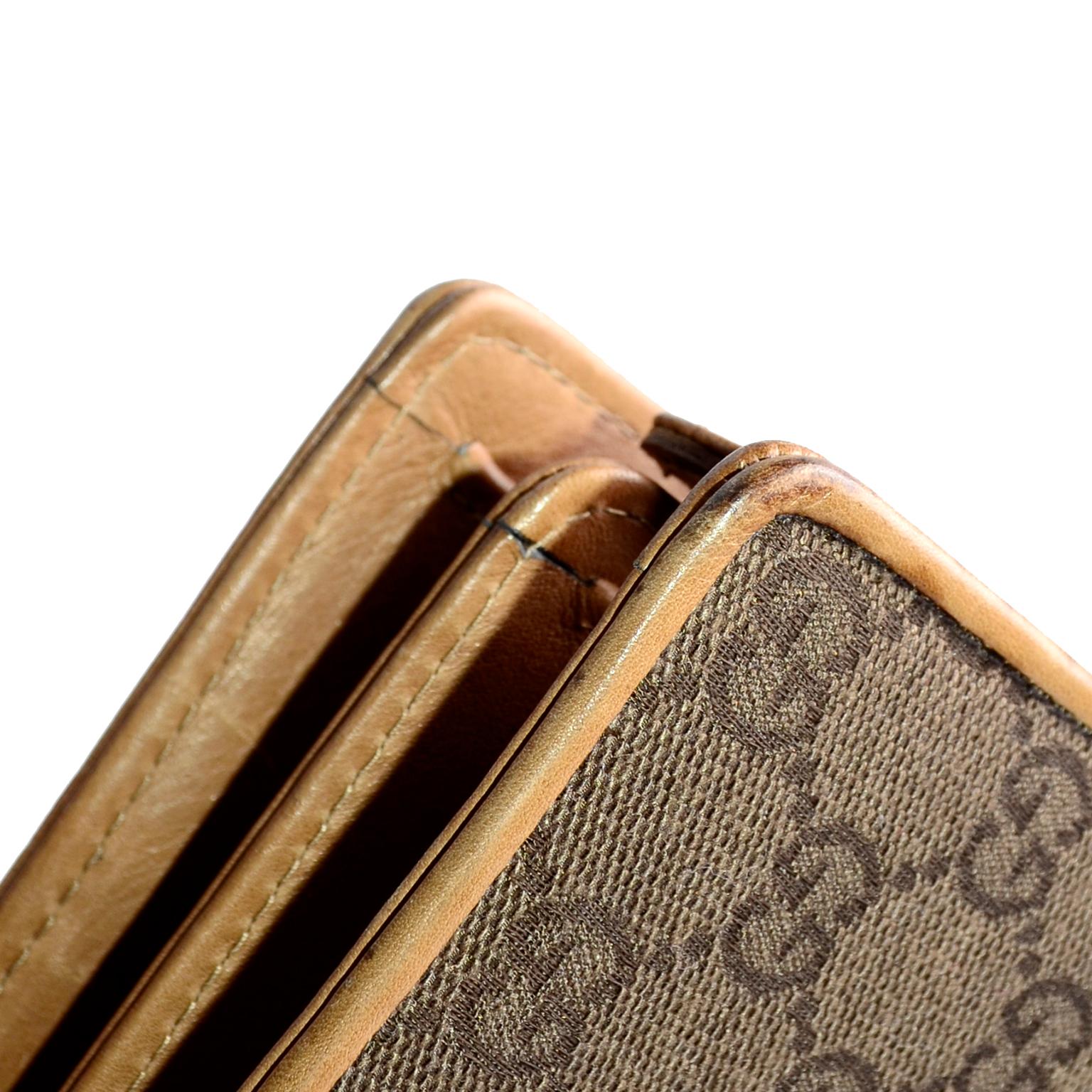 Gucci Brown Monogram Handbag Guccissima Vintage Bag 7