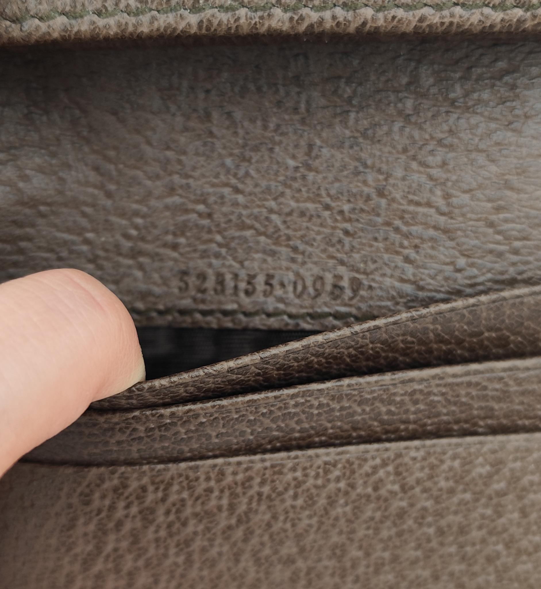 Portafoglio Gucci Monogram Ophidia marrone in vendita 6