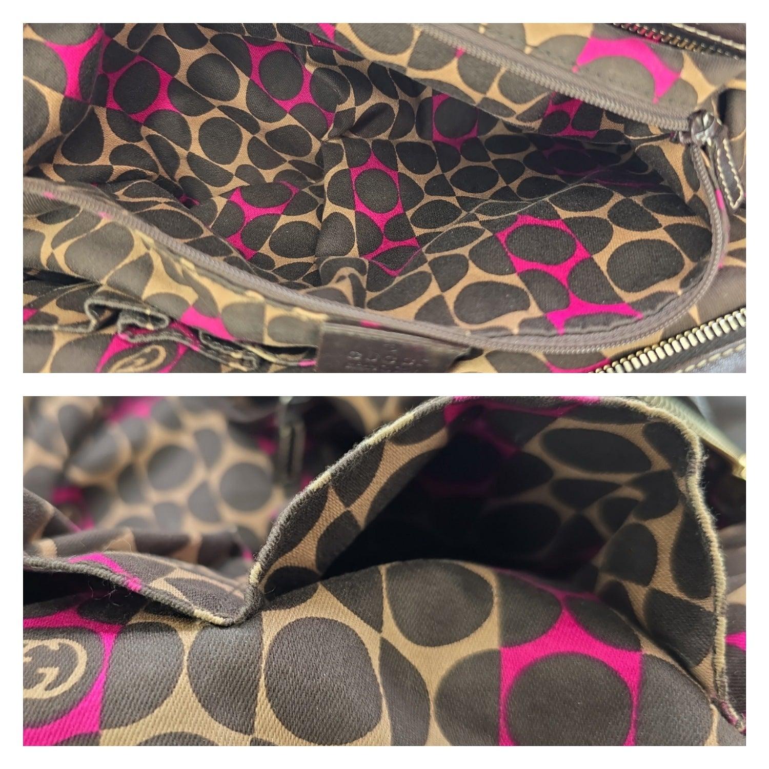 Gucci Brown Nappa Duchessa Large Boston Bag For Sale 1