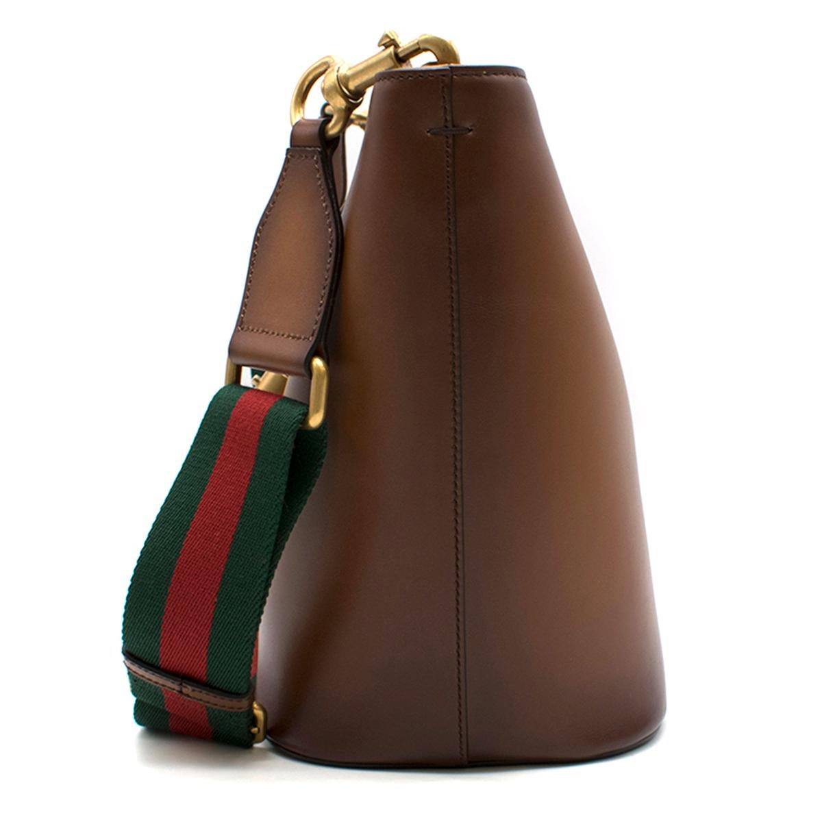 gucci brown bucket bag