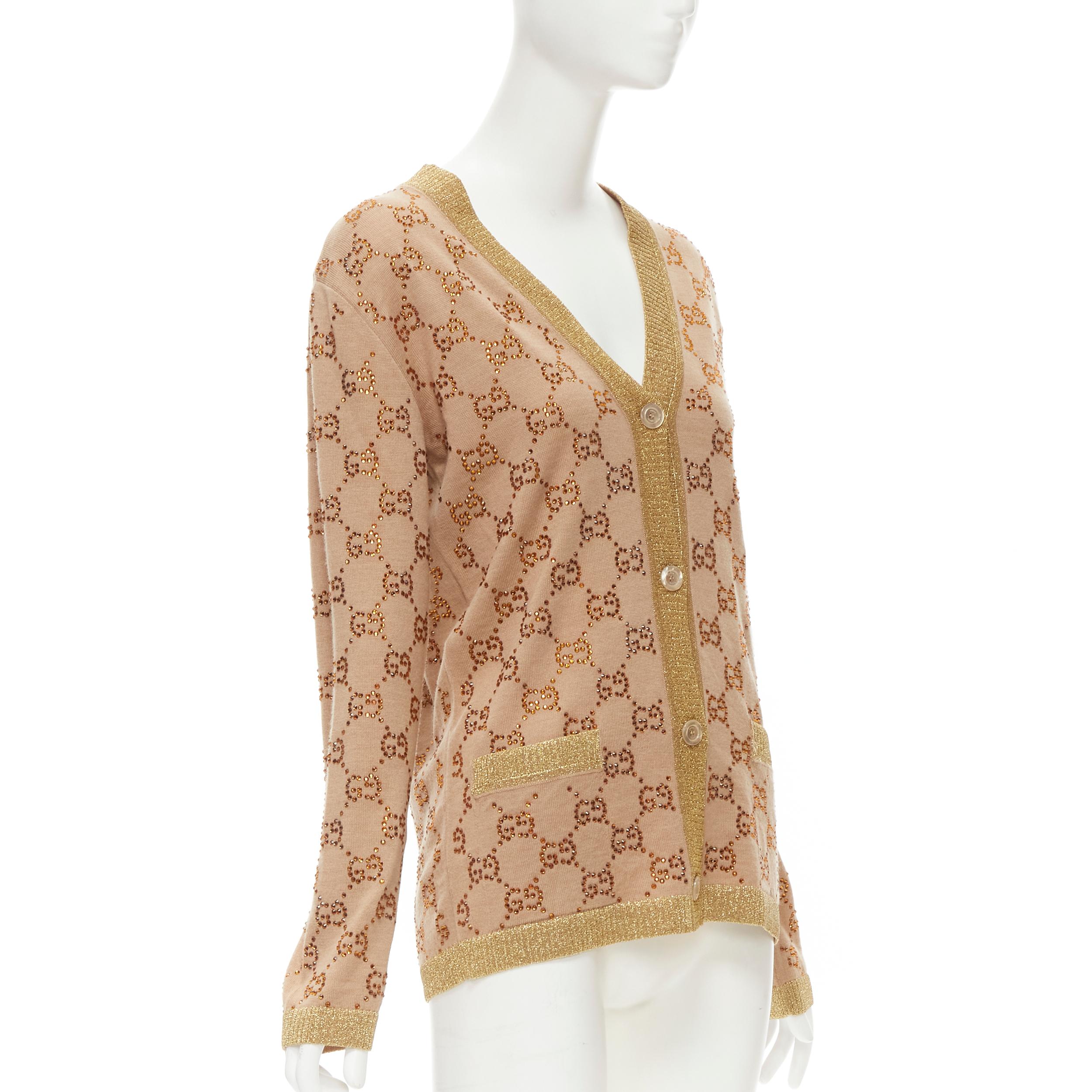 gucci crystal cardigan