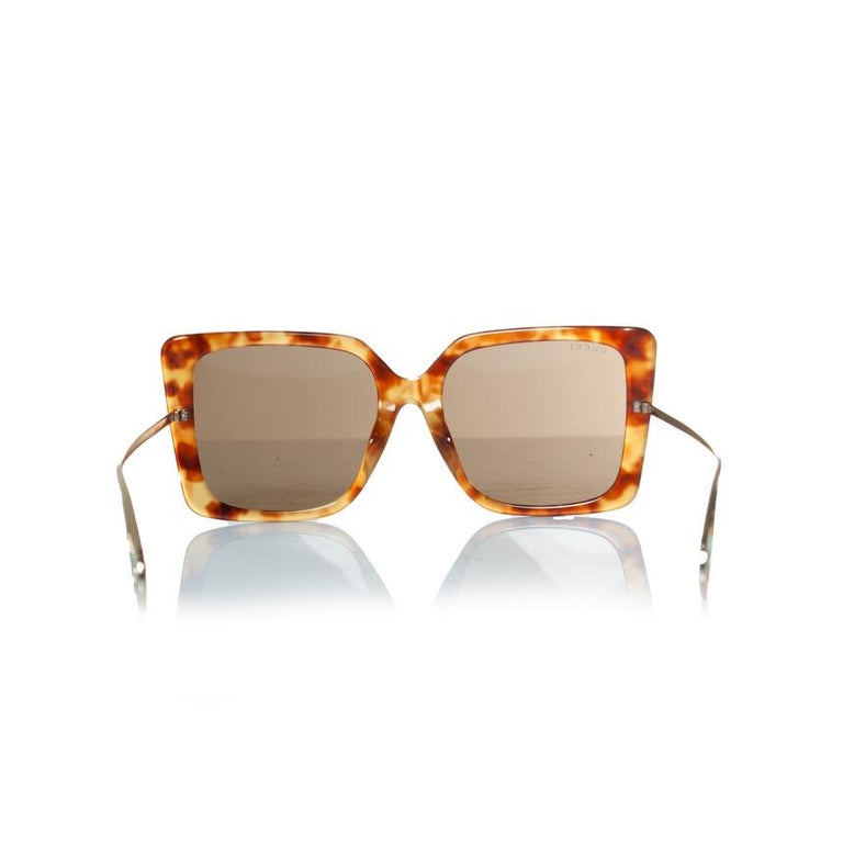 Gucci, Brown oversized Havana sunglasses For Sale at 1stDibs display picture 1
