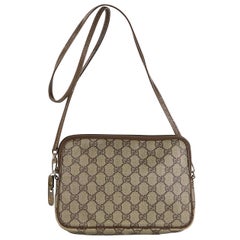 Gucci Brown Small GG Crossbody Bag
