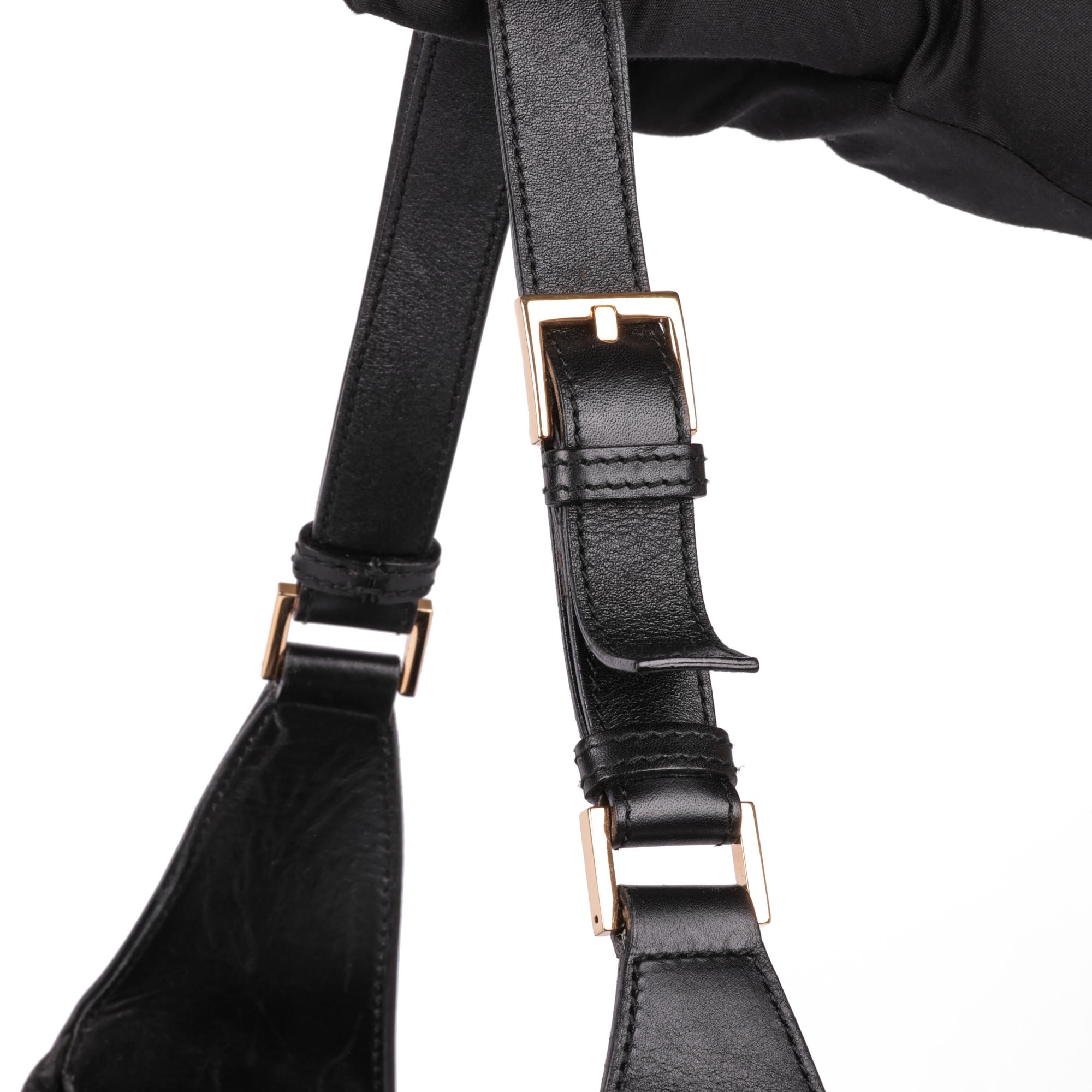 GUCCI Brown Suede & Black Calfskin Leather Vintage Dionysus Shoulder Bag For Sale 4