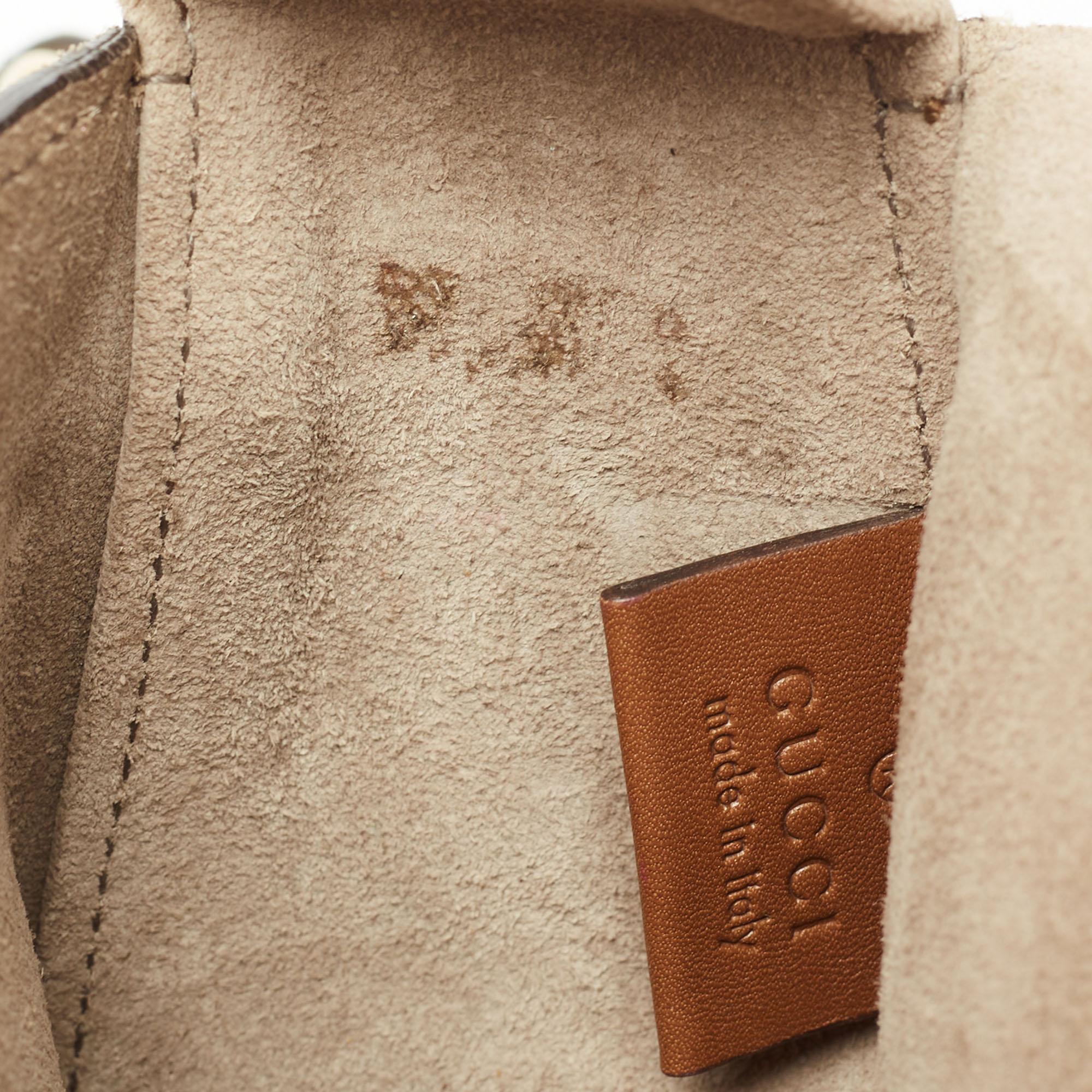 Gucci Brown Suede Horsebit Shoulder Bag 8