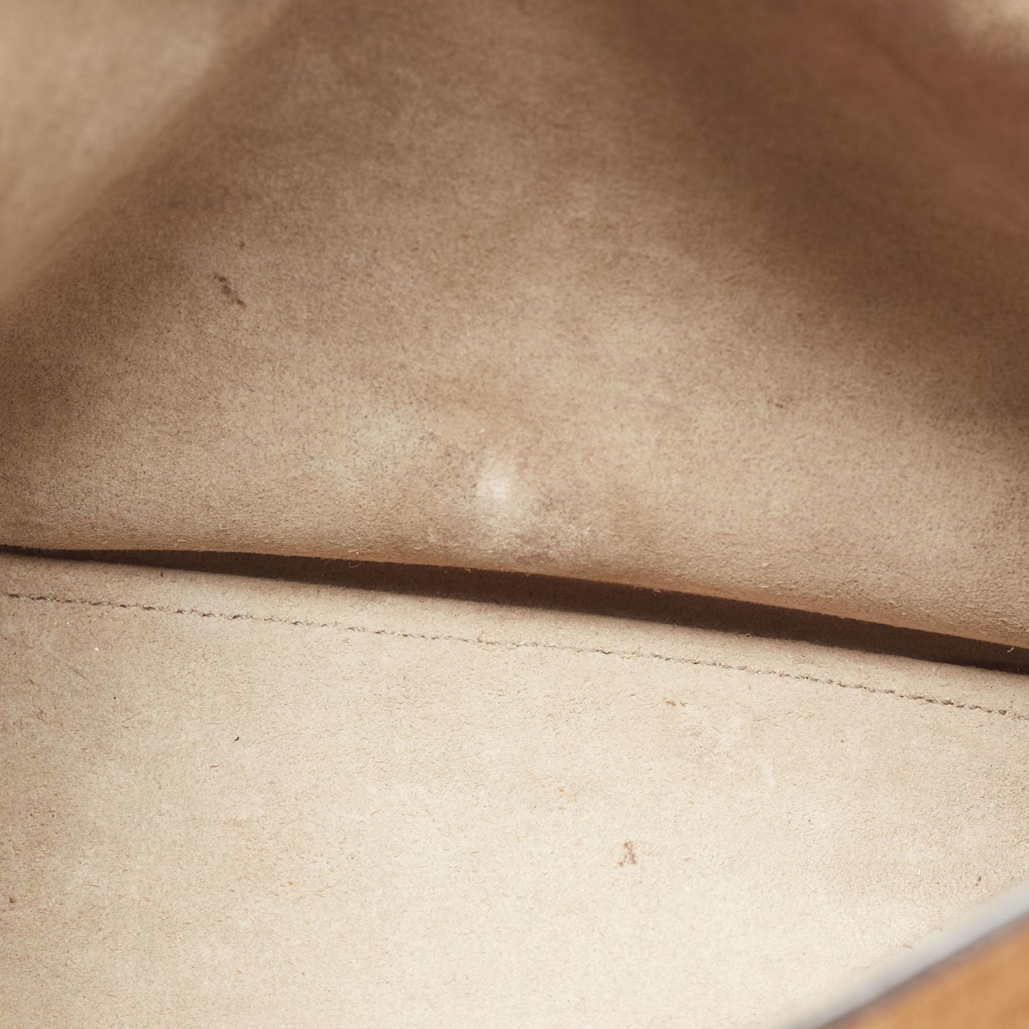 Gucci Brown Suede Horsebit Shoulder Bag 2