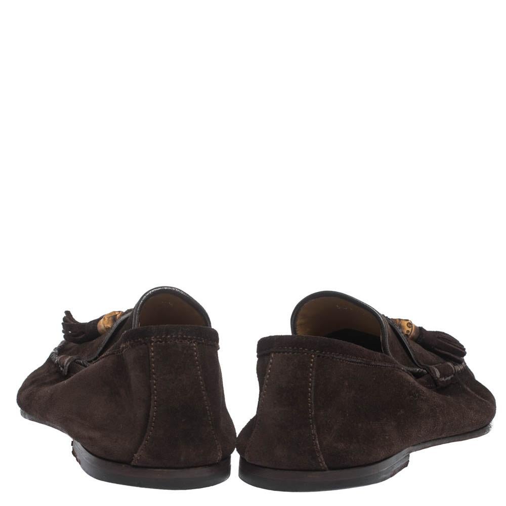 gucci loafers brown suede