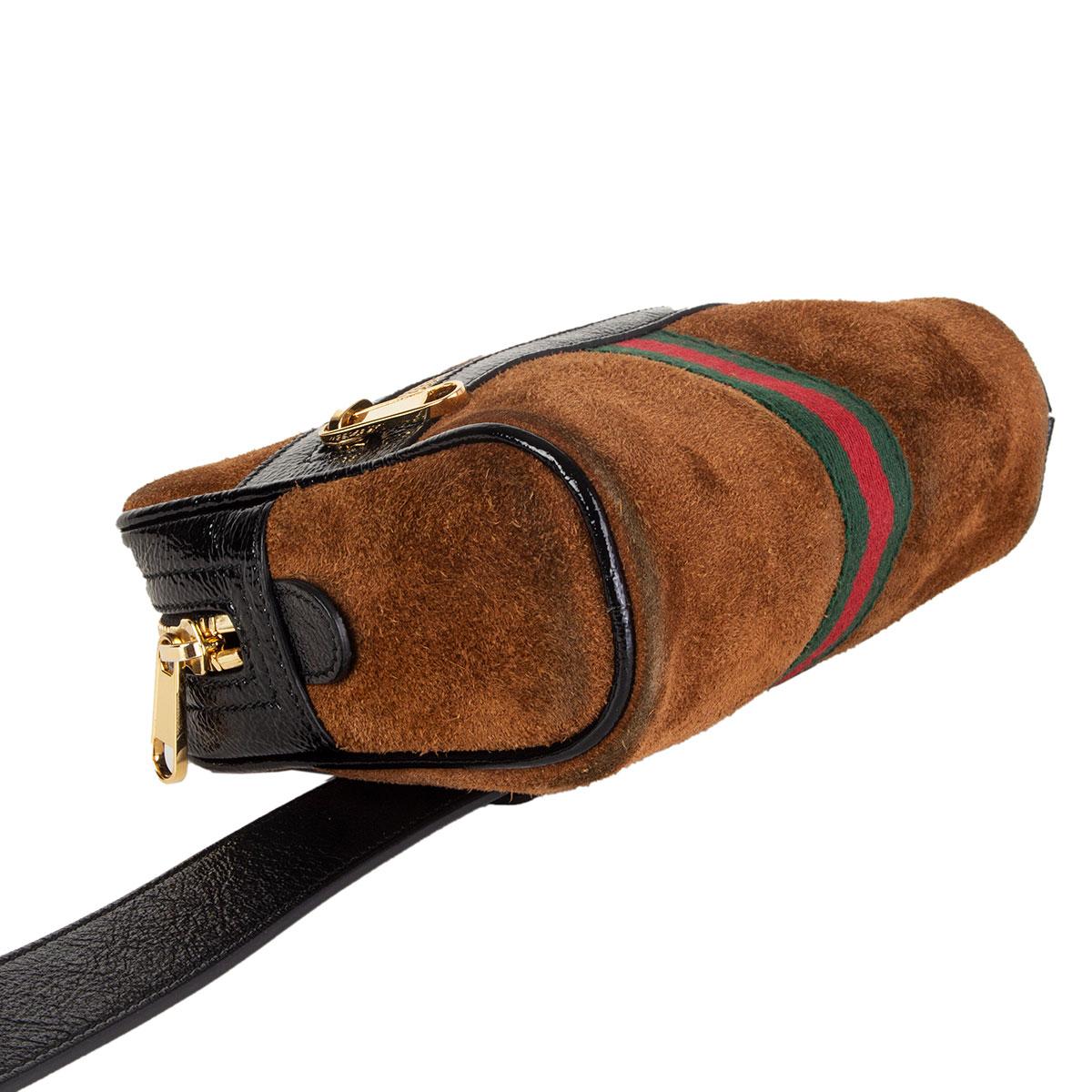 gucci suede fanny pack