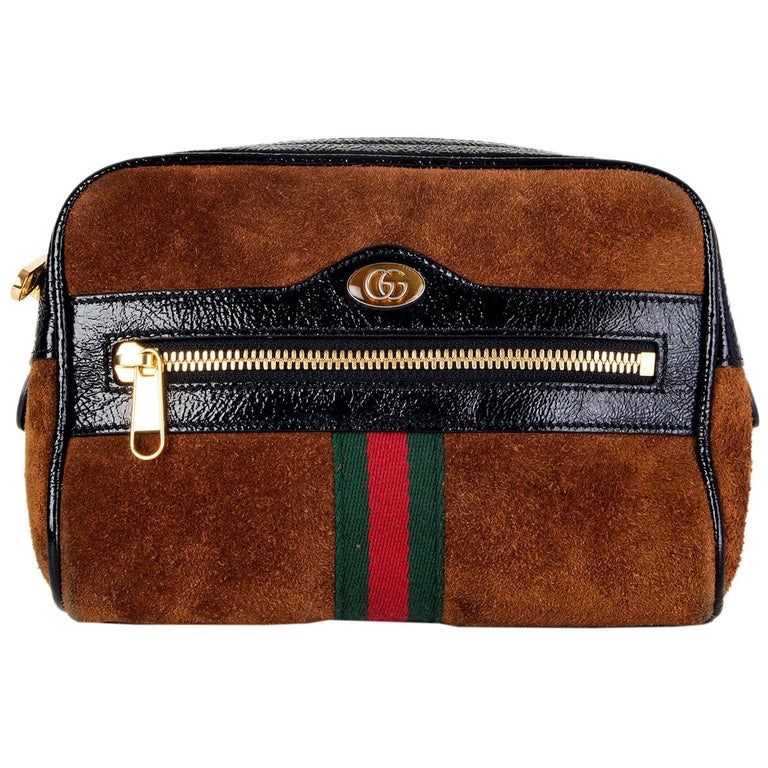 GUCCI brown suede OPHIDIA Belt Bag Fanny Hip Pack at 1stDibs gucci