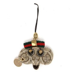 Gucci Brown Supreme Gg Sherry Monogram Web Bag Or Mobile Charm Pendant 230400