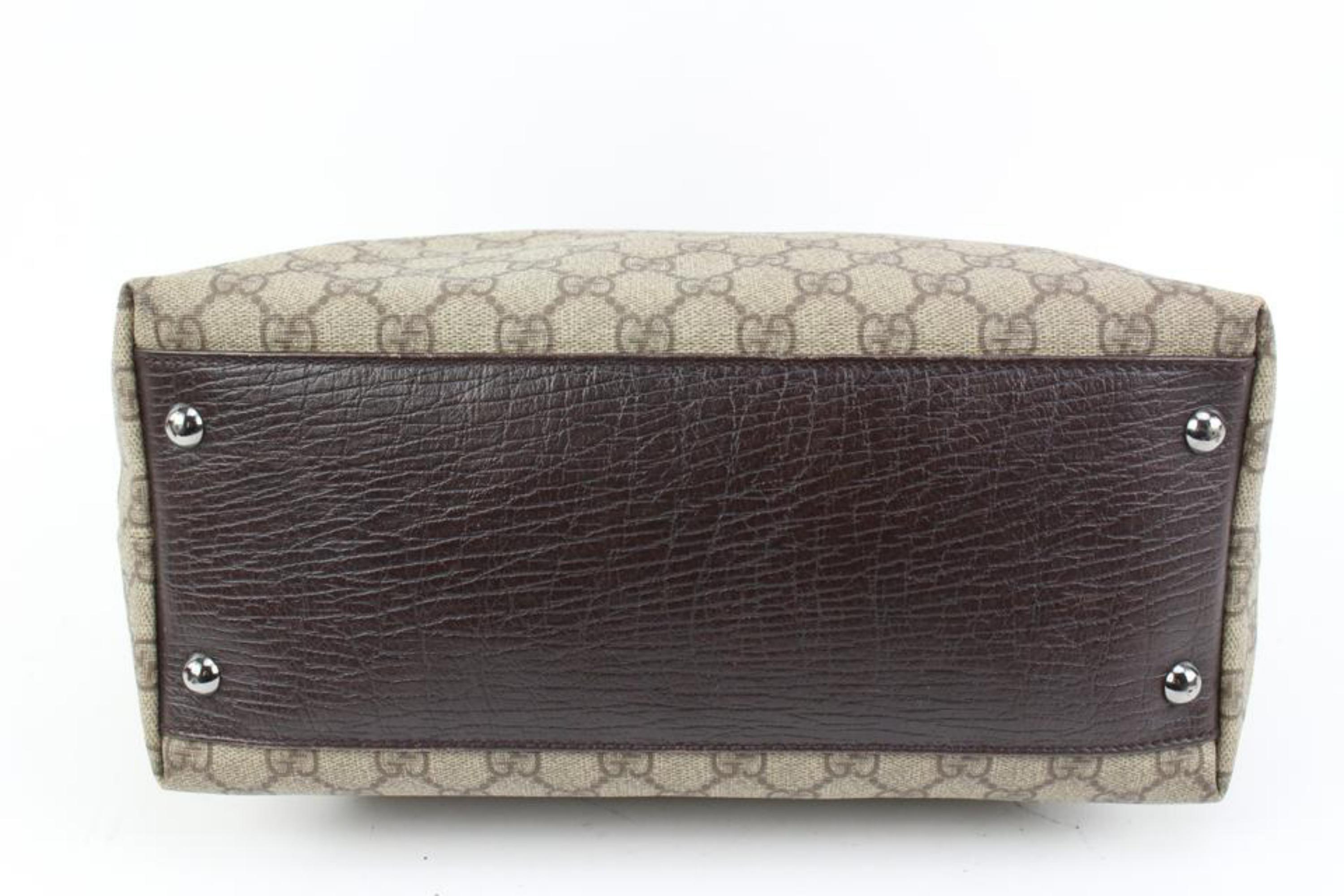 Gucci Brown Supreme GG Shopper Tote 72gz422s 5