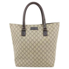 Gucci Brown Supreme GG Shopper Tote 72gz422s