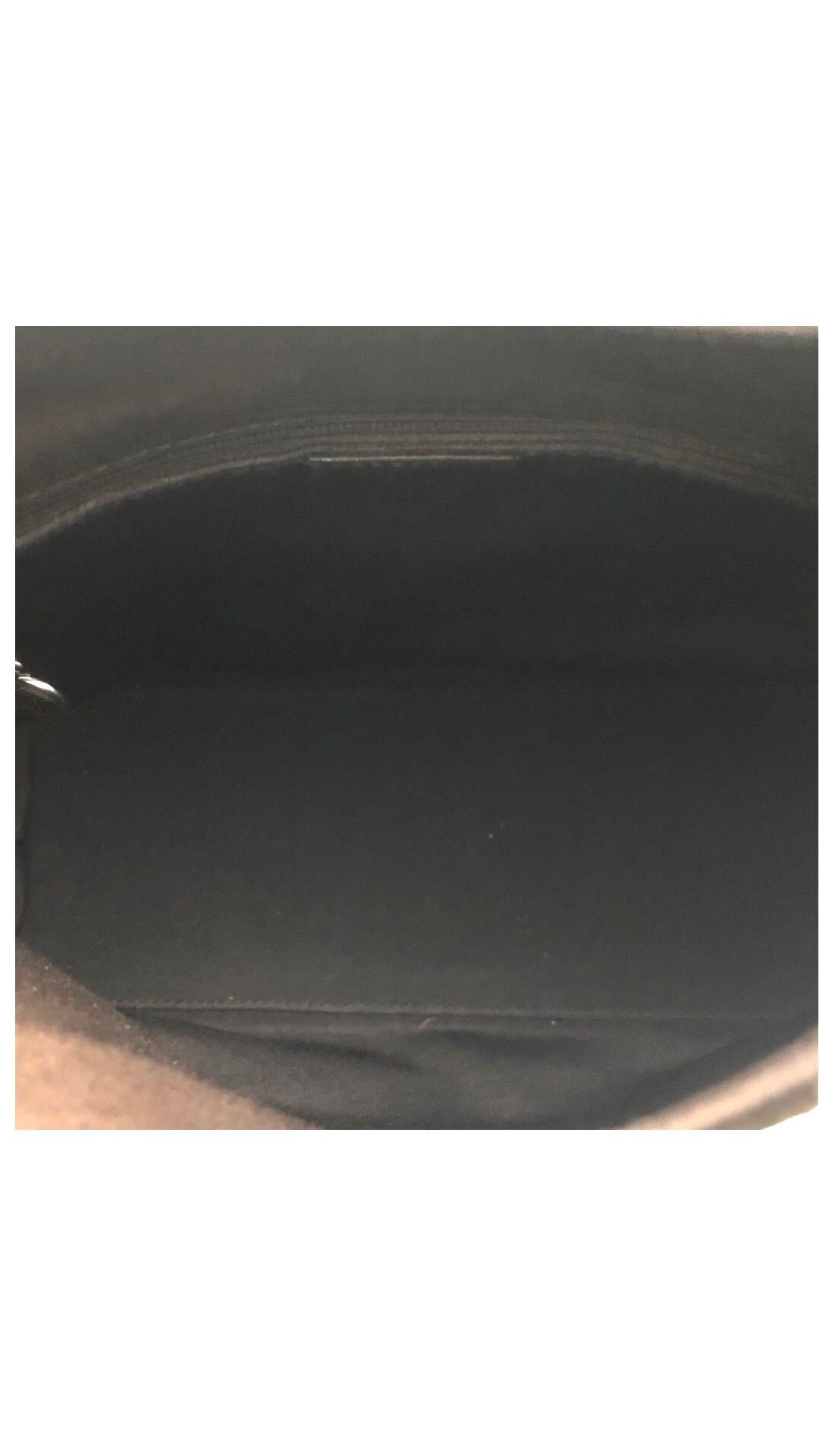 Women's or Men's Gucci Brown Velvet Monogram Silver Plated Handle Shoulder Bag
