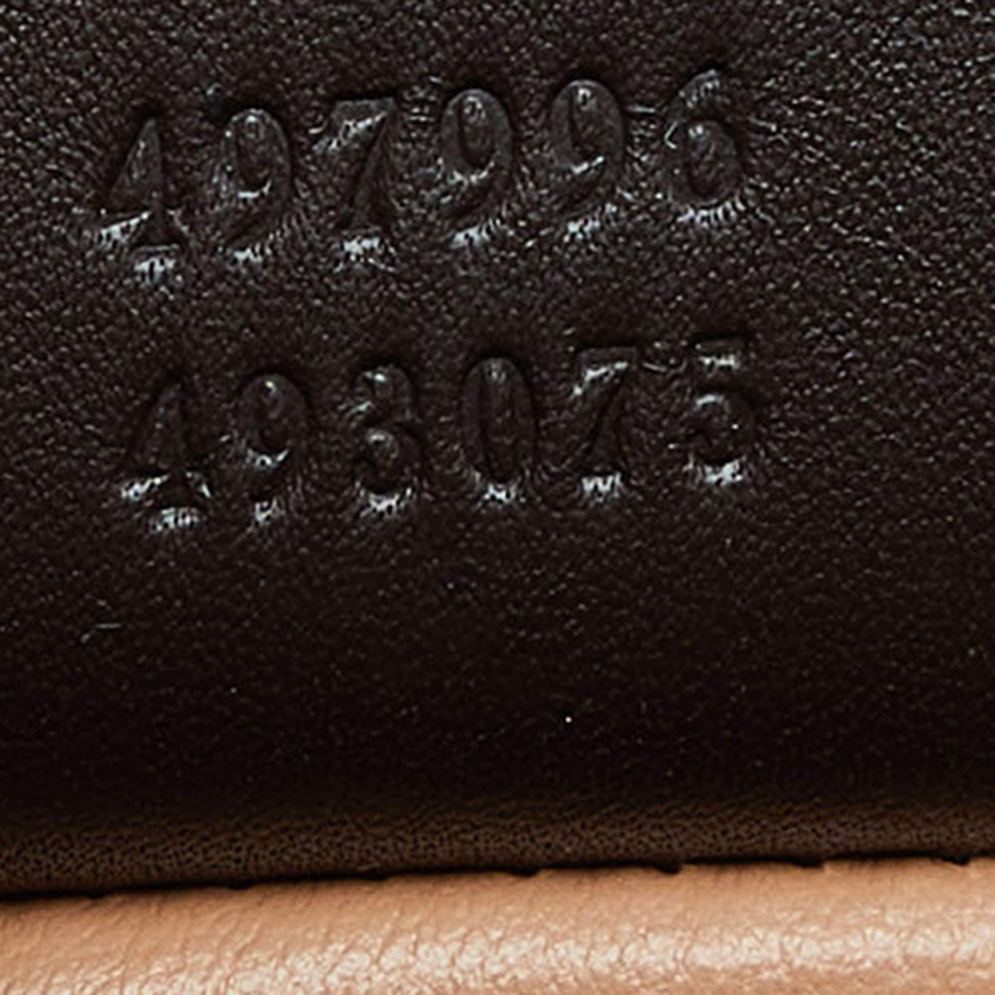 Gucci Brown Watersnake Leather Osiride Top Handle Bag 6