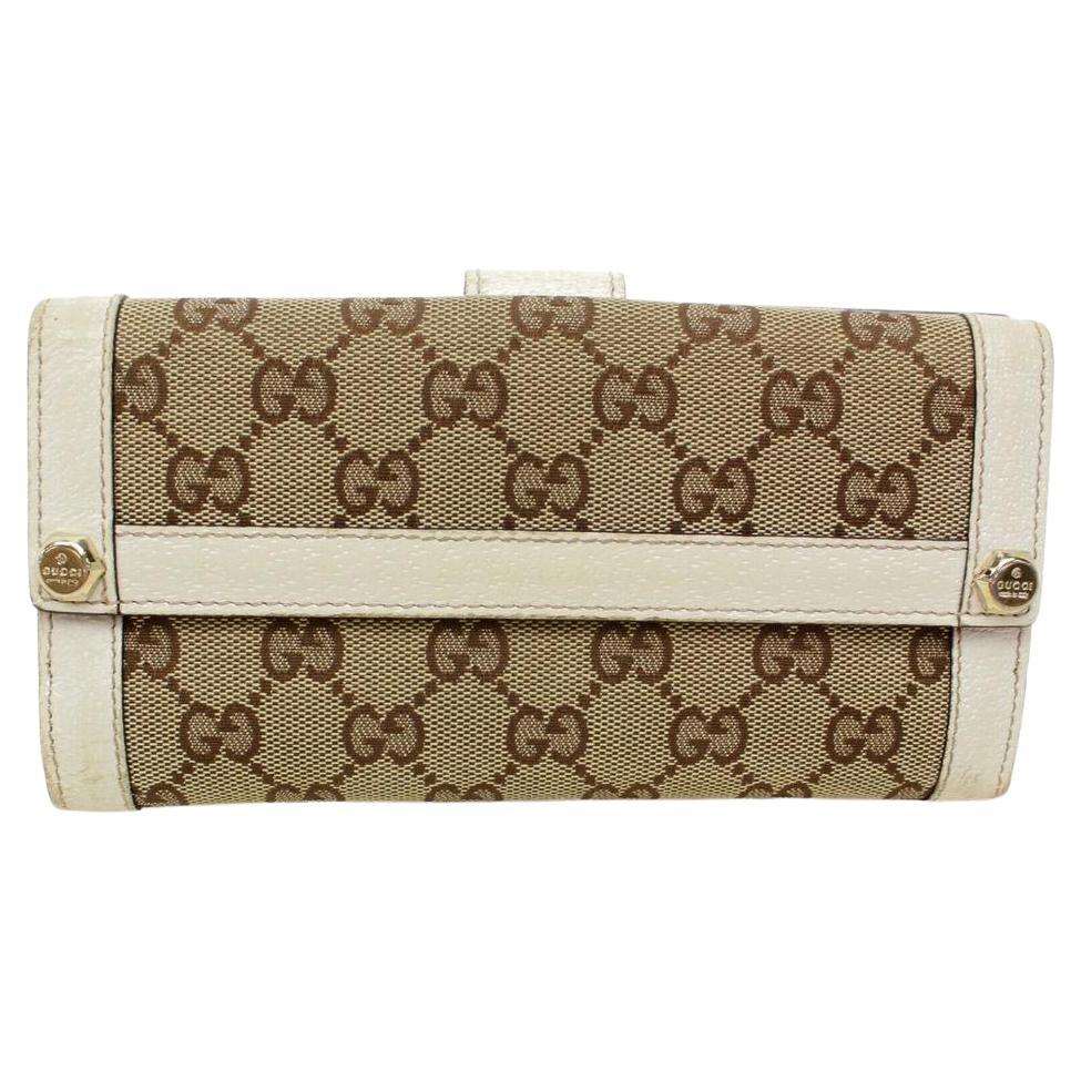 Gucci Lady Web Convertible Wallet Leather at 1stDibs