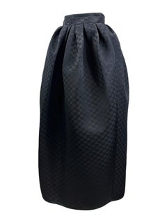 Gucci Bubble black GG skirt