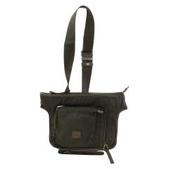 Gucci Bum Belt Waist Fanny Pack 866559 Black Nylon Shoulder Bag