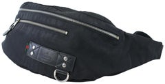 Gucci Bum Web Tag Waist Pouch 18gz0724 Black Canvas X Nylon Weekend/Travel Bag