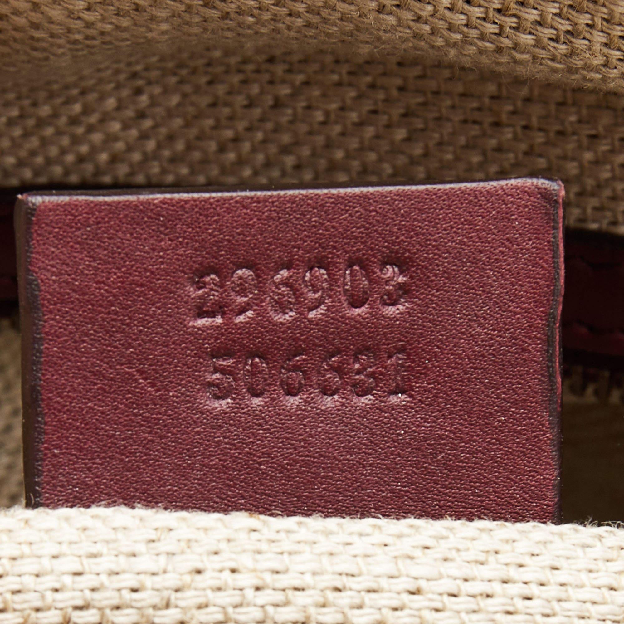 Gucci Burgundy Duilio Brogue Leather Chablis Duffel Bag 1