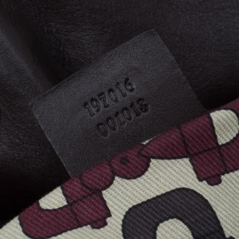 Gucci Hysteria Hobo Grande de Piel Guccussima Borgoña en venta 5