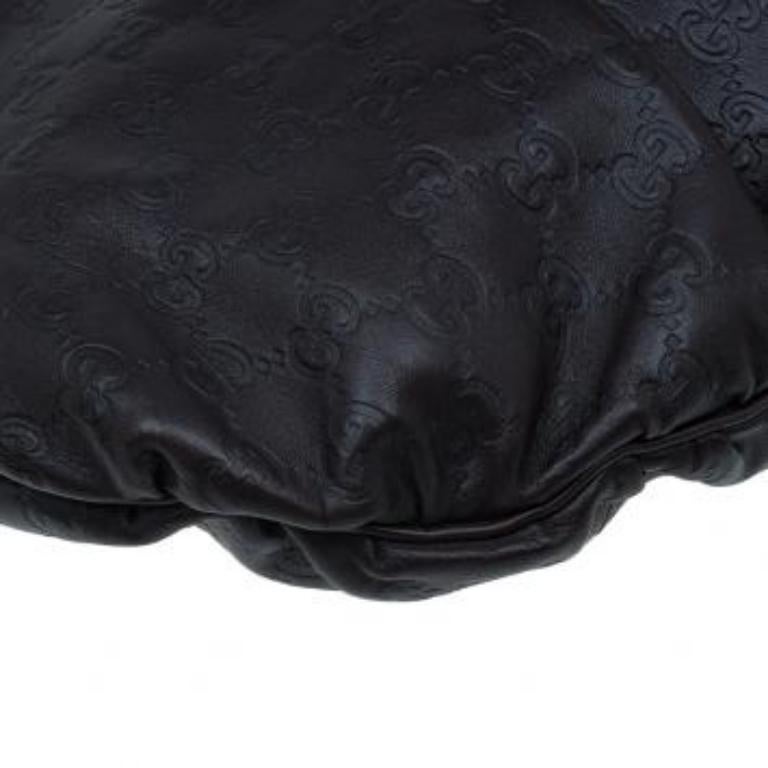 Gucci Hysteria Hobo Grande de Piel Guccussima Borgoña en venta 2