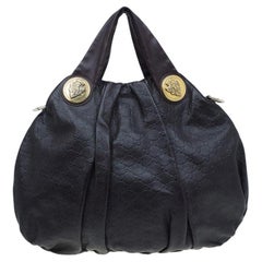 Gucci Hysteria Hobo Grande de Piel Guccussima Borgoña