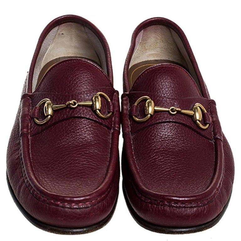 Gucci Men\'s 1953 HorseBit Loafers in Oxblood Red Gucci, mens, 1953 horsebit - Gem main image 4