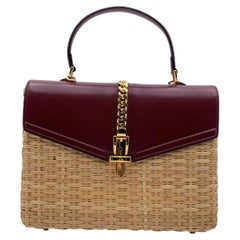 Gucci Wicker Bag - 4 For Sale on 1stDibs | gucci cestino wicker bag, gucci  rattan bag, gucci basket bag
