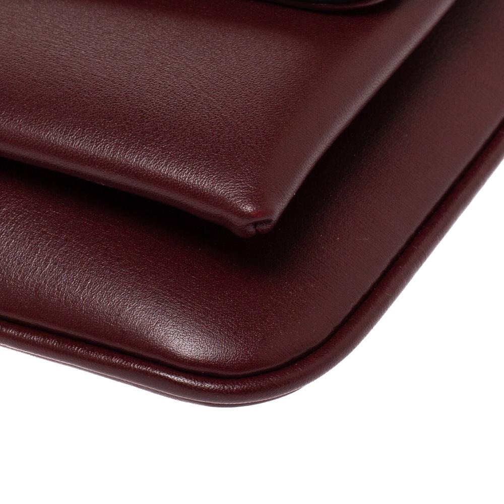 Gucci Burgundy Leather Small Arli Shoulder Bag 5