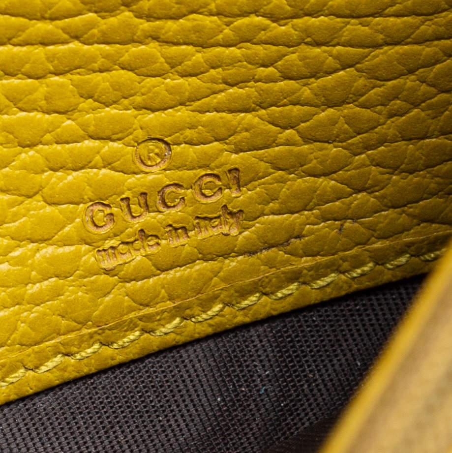 Gucci Burgundy Leather Swing Continental Wallet 2