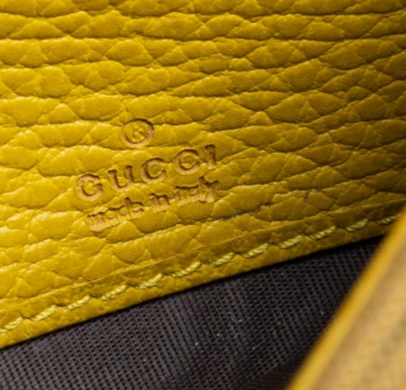 Portafoglio continentale Swing in pelle bordeaux di Gucci 3
