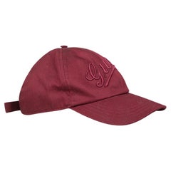 Gucci Burgundy Logo Cap